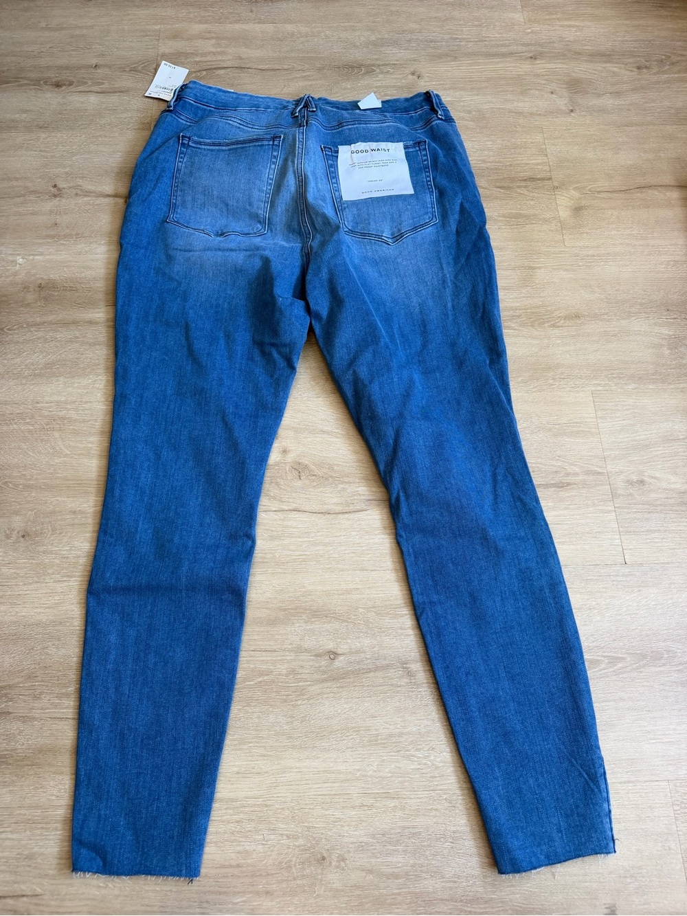 Good American NWT Good Waist Skinny High Rise Flat Tummy Tech SZ 18 - Picture 6 of 8